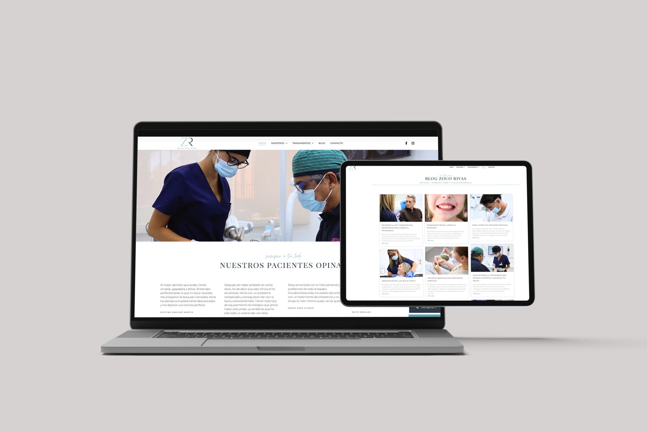 requisitos de webs de la clínicas dentales