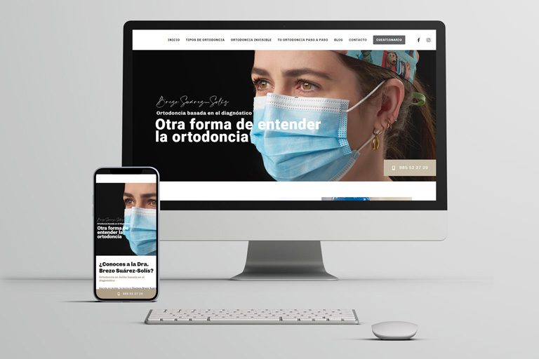 Dra. Brezo Suárez-Solís. Una landing page con buen impacto